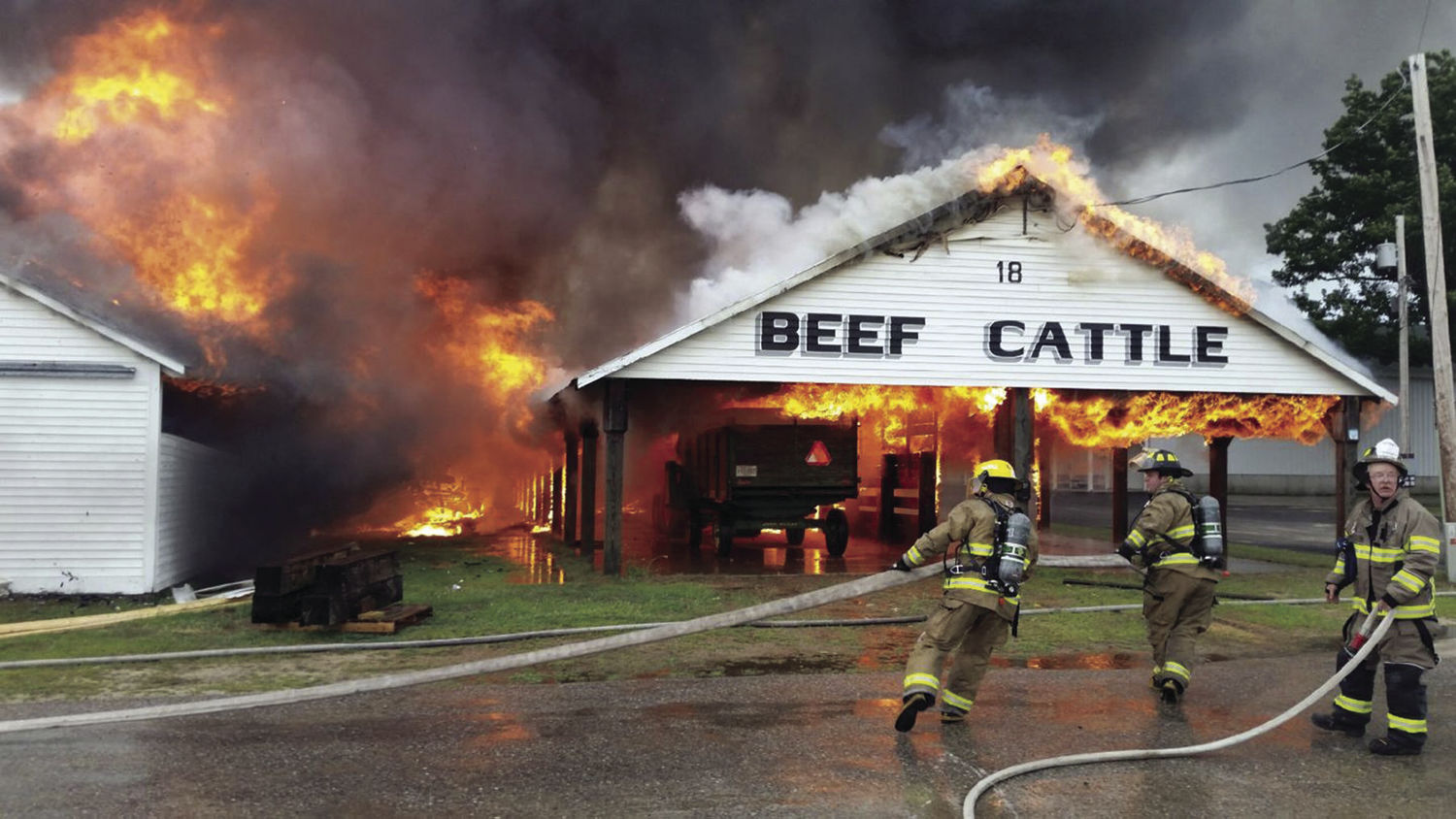 Fryeburg Fairground fire